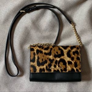 Michael Kors leopard bag - like new!